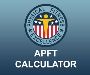 Army Apft Calculator Chart