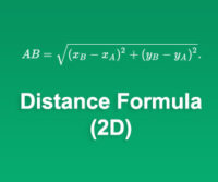 2D Distance Formula Calculator